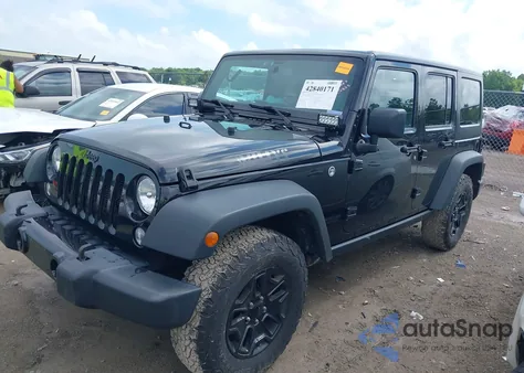 2016 Jeep Wrangler Unlimited Willys Wheeler from USA, damaged, VIN 1C4BJWDG2GL131780